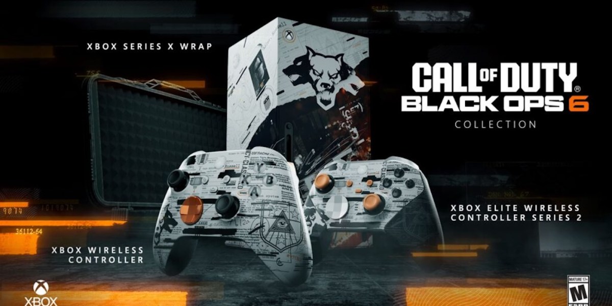 Call of Duty- Black Ops 6 Xbox controllers console wrap