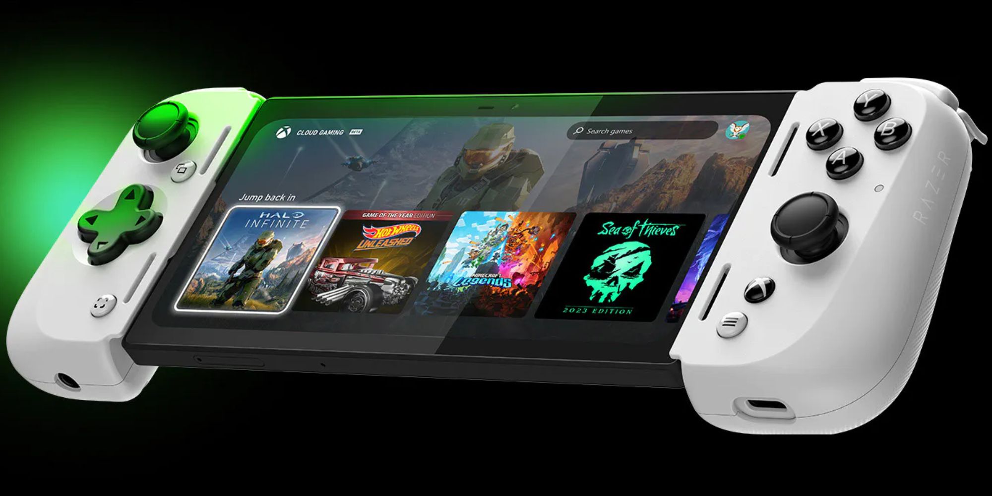 Image showing a render of Razer's Kishi V2 Pro Xbox Edition.
