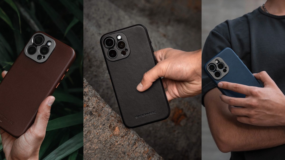 SANDMARC debuts first leather iPhone 16 Camera Control case