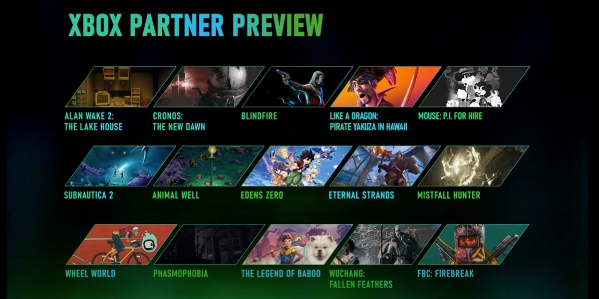 Xbox Partner Showcase