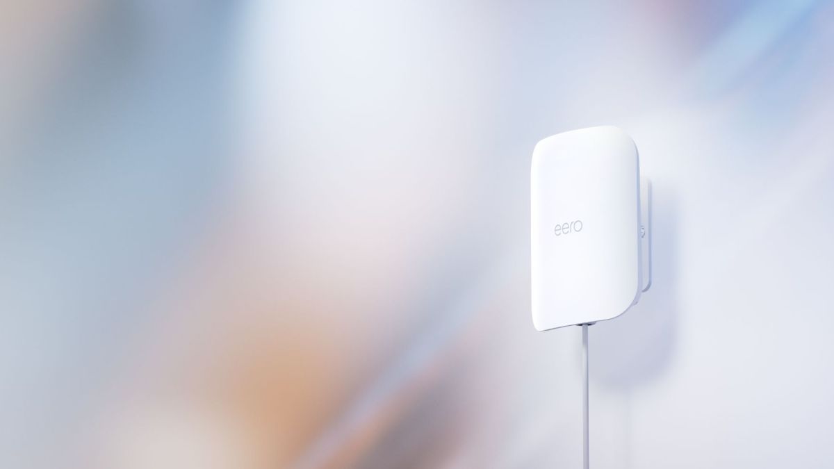 Image showing a render of eero Outdoor 7.