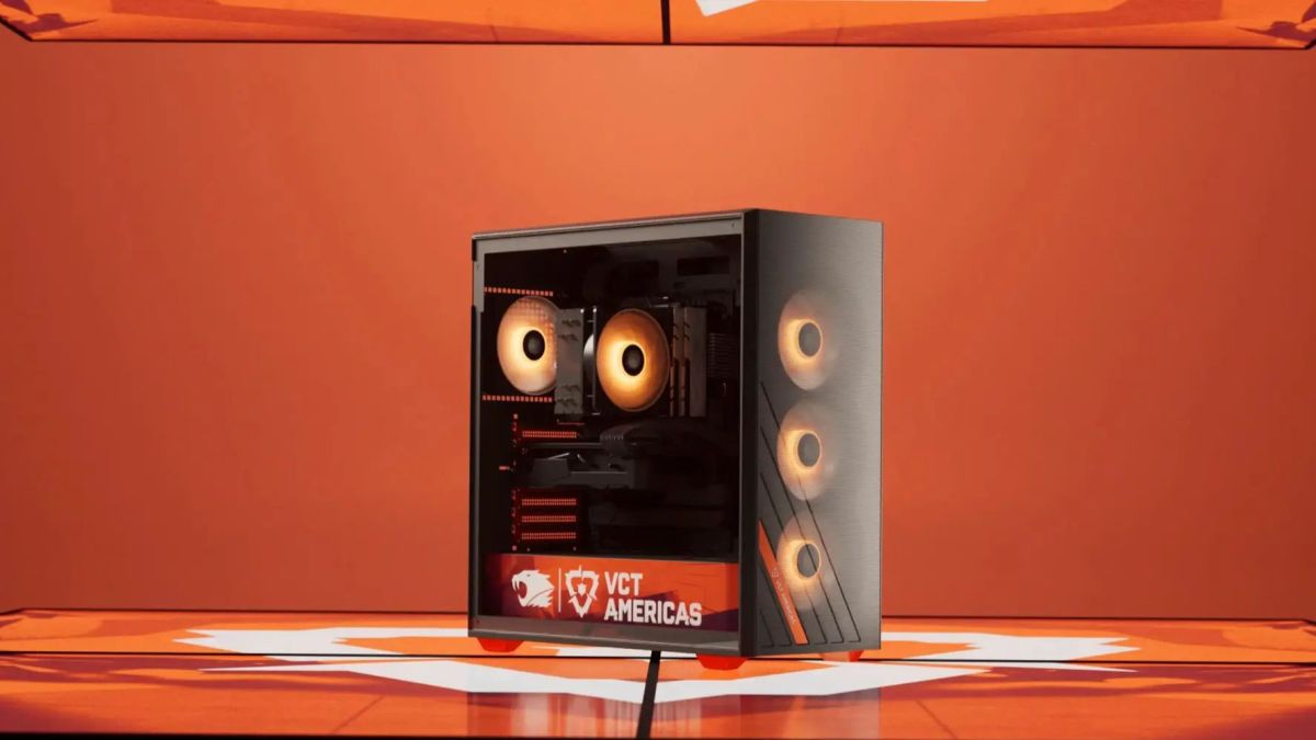 Image showing a render of iBUYPOWER VALORANT VCT Americas desktop.