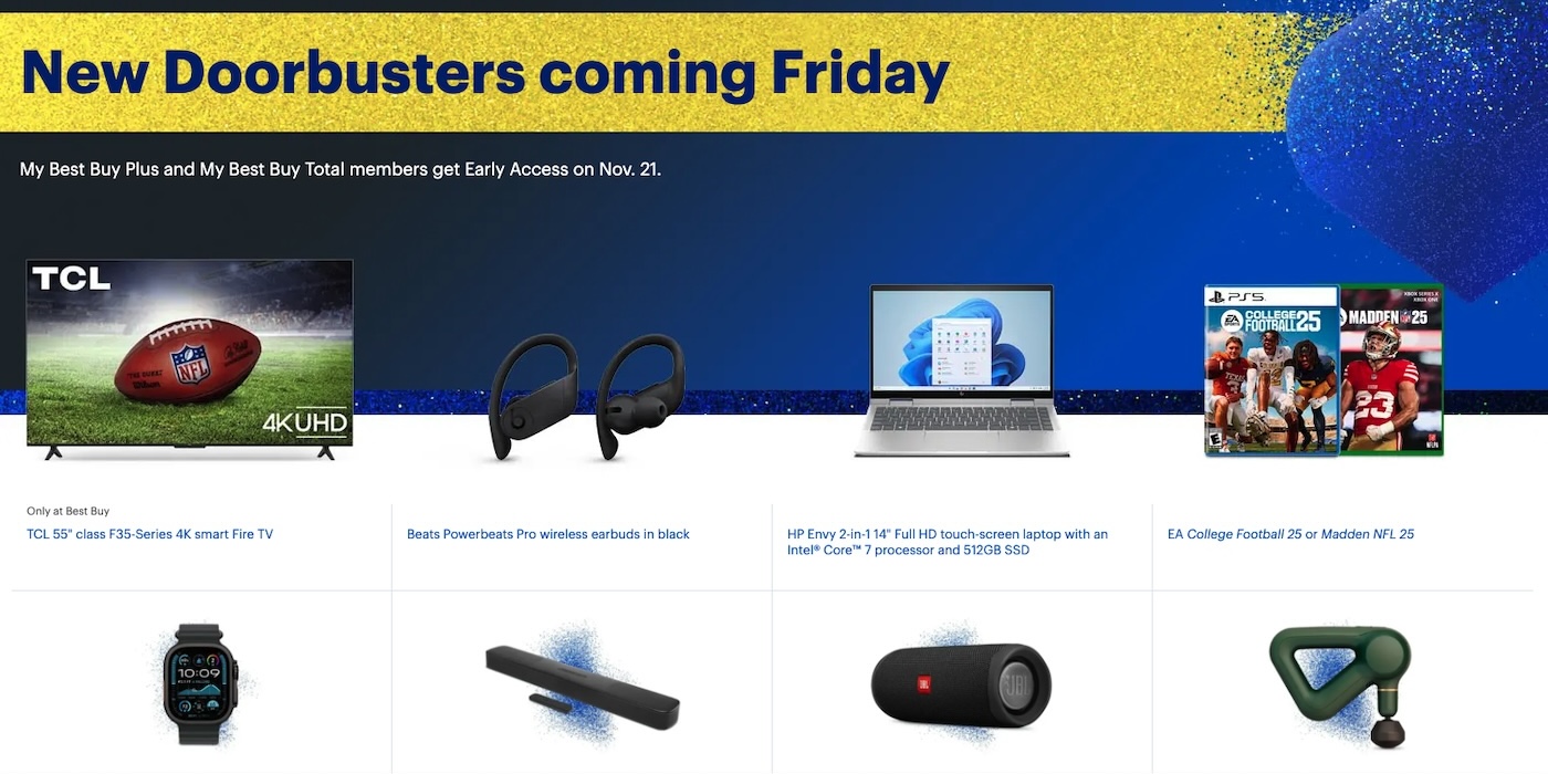 Best Buy details Black Friday Doorbuster deals