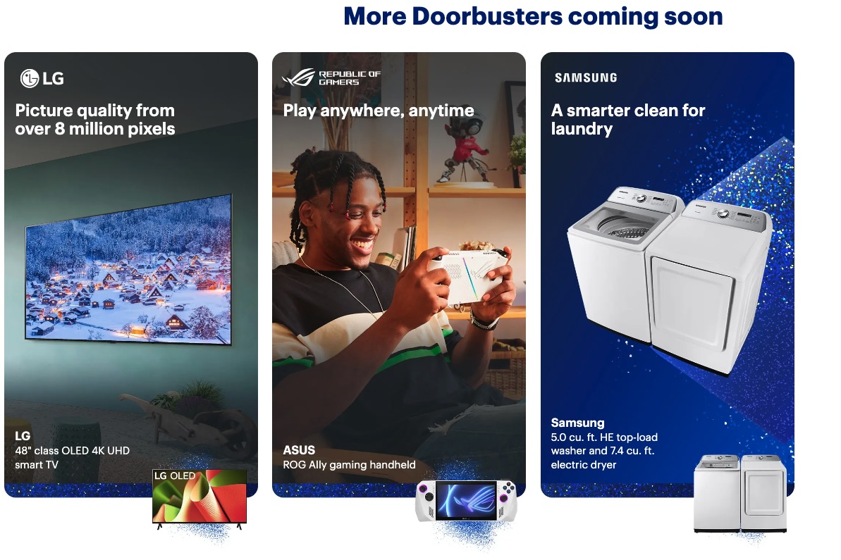 Best Buy Black Friday sale Details, doorbusters start now, more