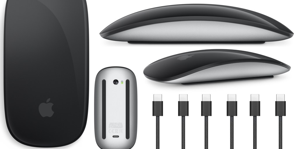 Black Apple Magic Mouse USB-C