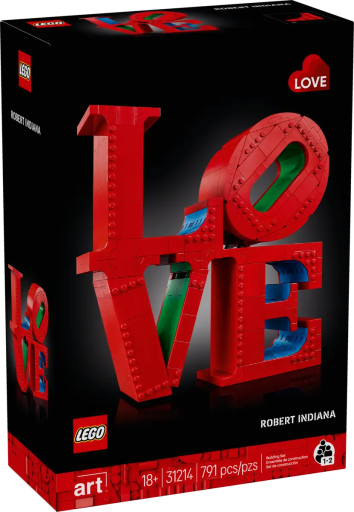 LEGO Art LOVE set