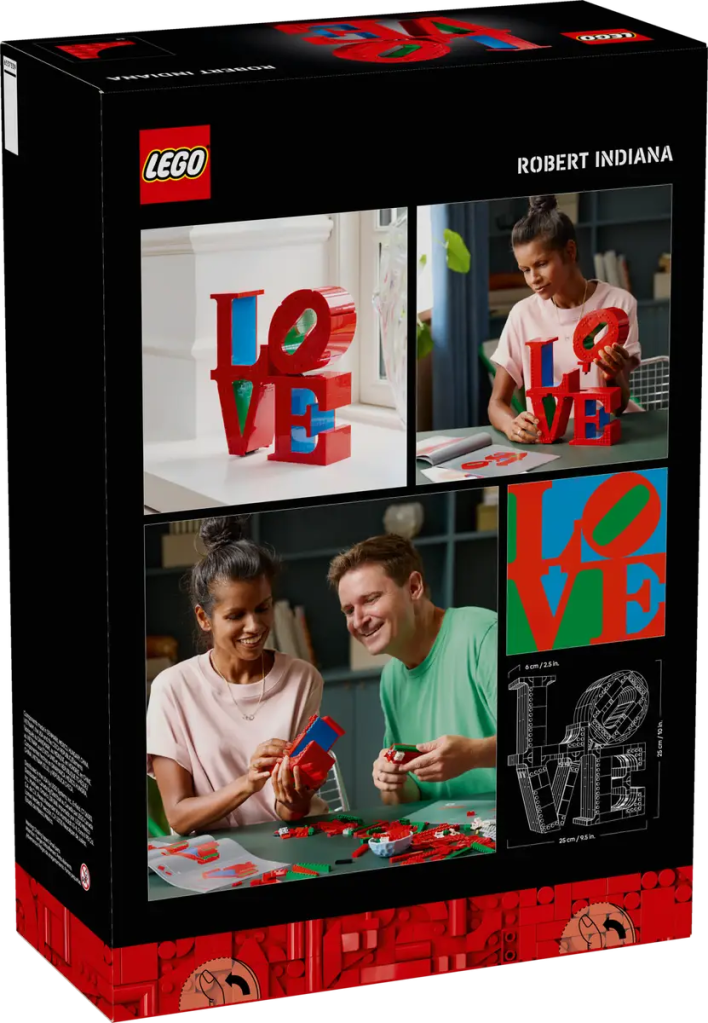 LEGO Art LOVE set