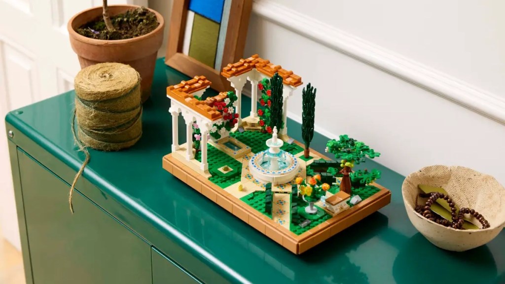 new LEGO Fountain Garden set revealed ahead of 2025 release
