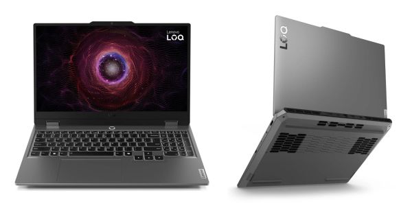 Image showing a render of Lenovo's LOQ gaming laptop.