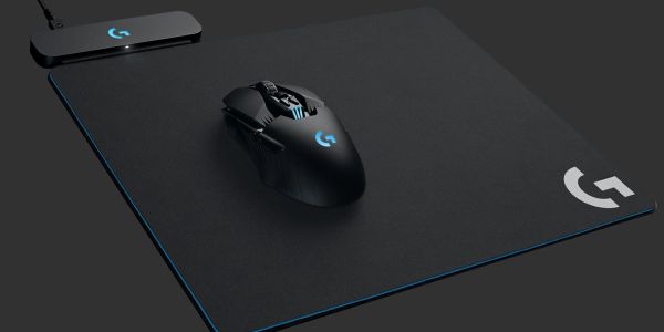 Image showing a render of Logitech's G POWERPLAY wireless mousepad.