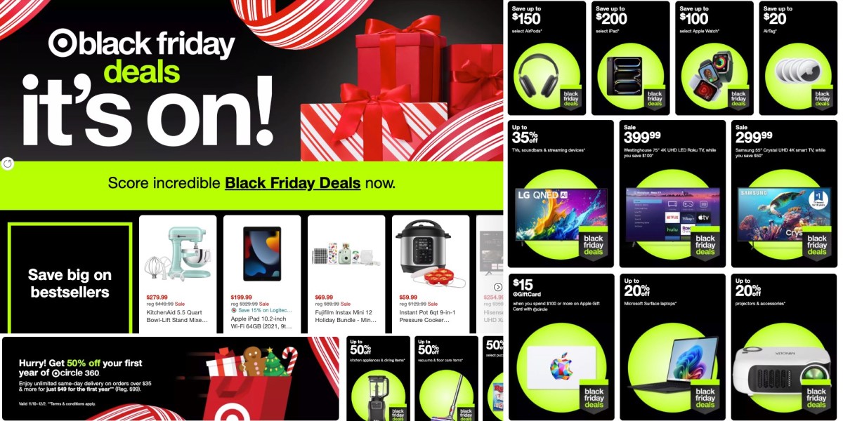 Target 2024 Black Friday Week deals