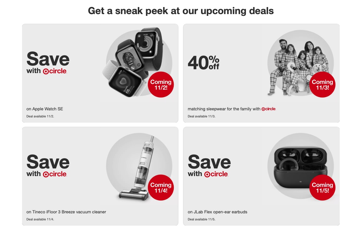 Target 2024 early Black Friday Deals of the Day now live