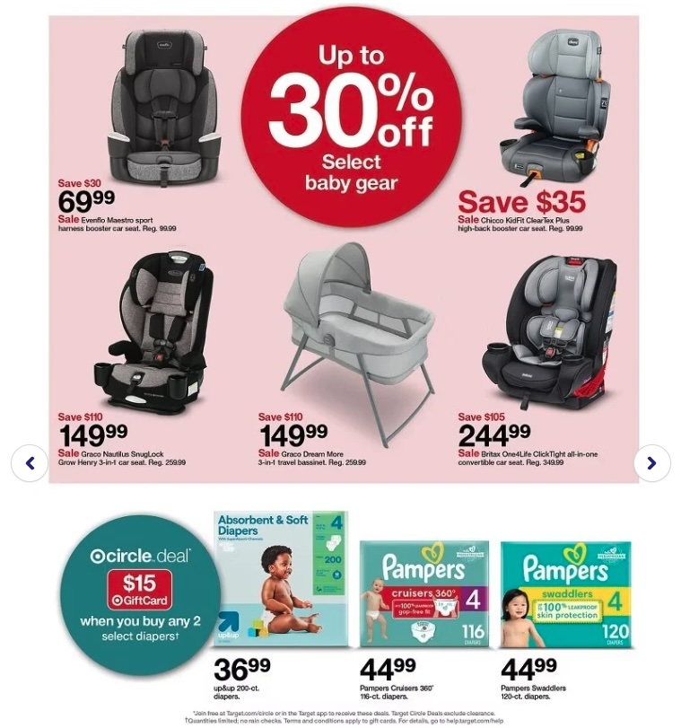 Target black friday car seat online