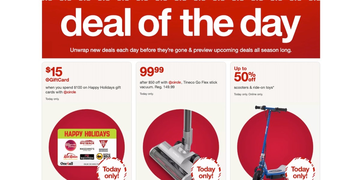 Target Day 15 Black Friday Deals of the Day