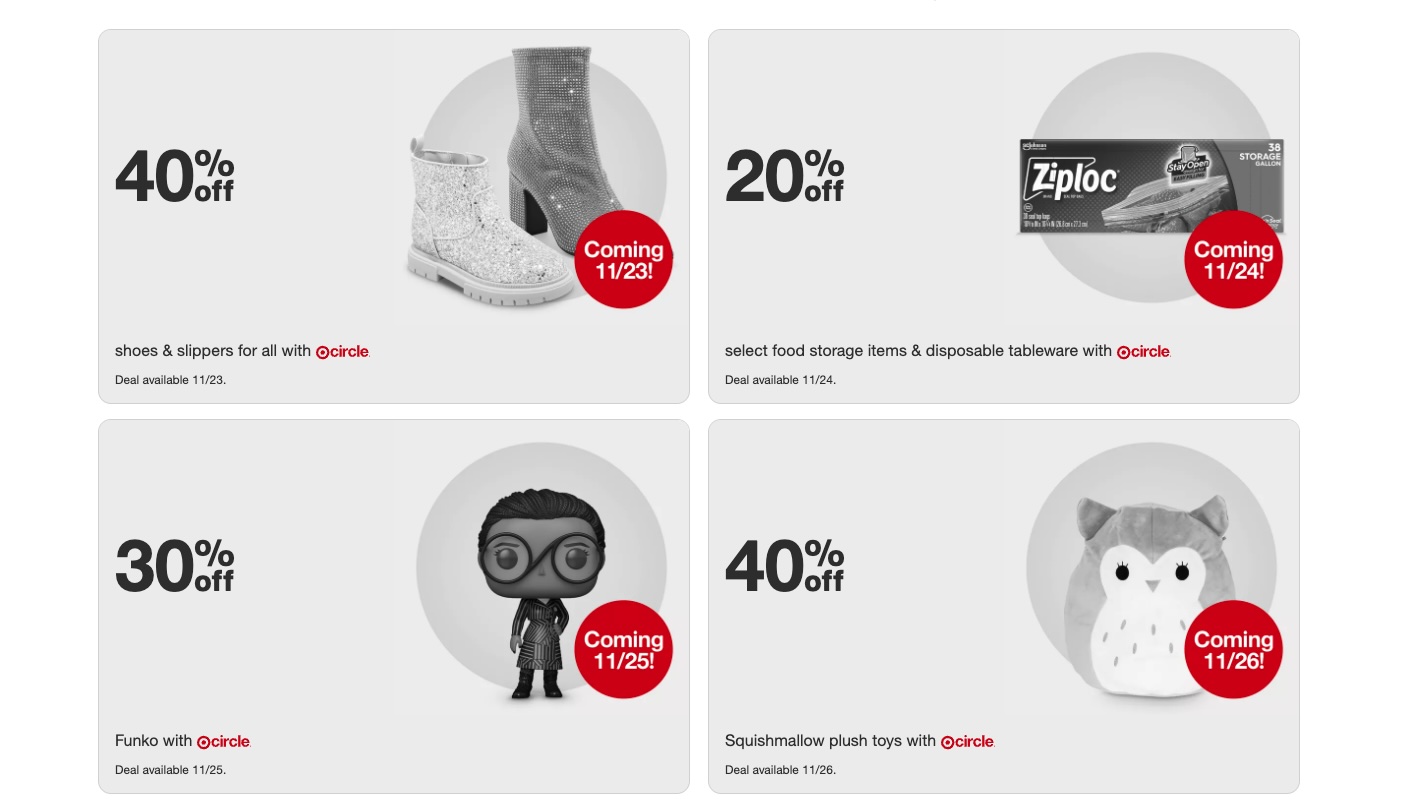 Target Day 22 Black Friday Deals of the Day from 2.50