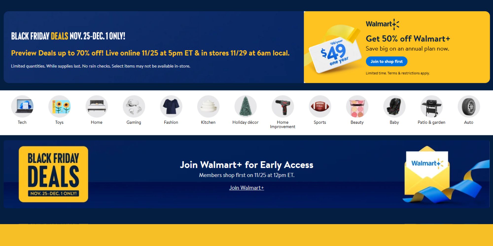 Walmart 2024 Black Friday full sale is now live