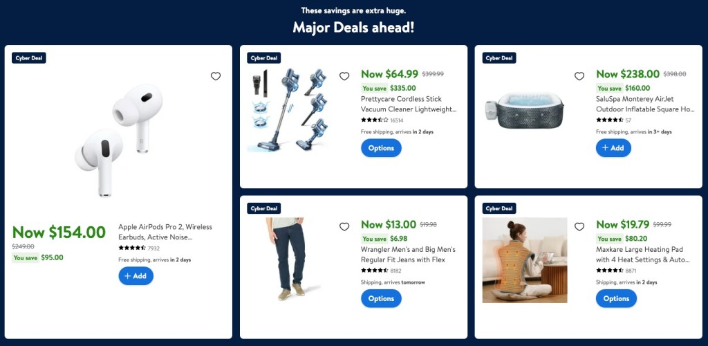 Walmart Cyber Monday sale