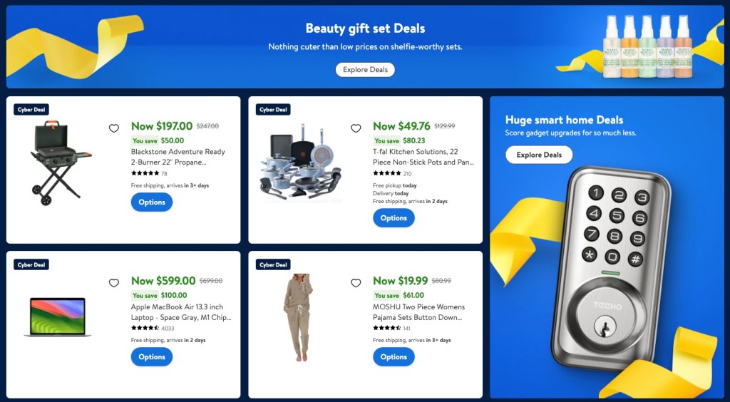 Walmart Cyber Monday sale