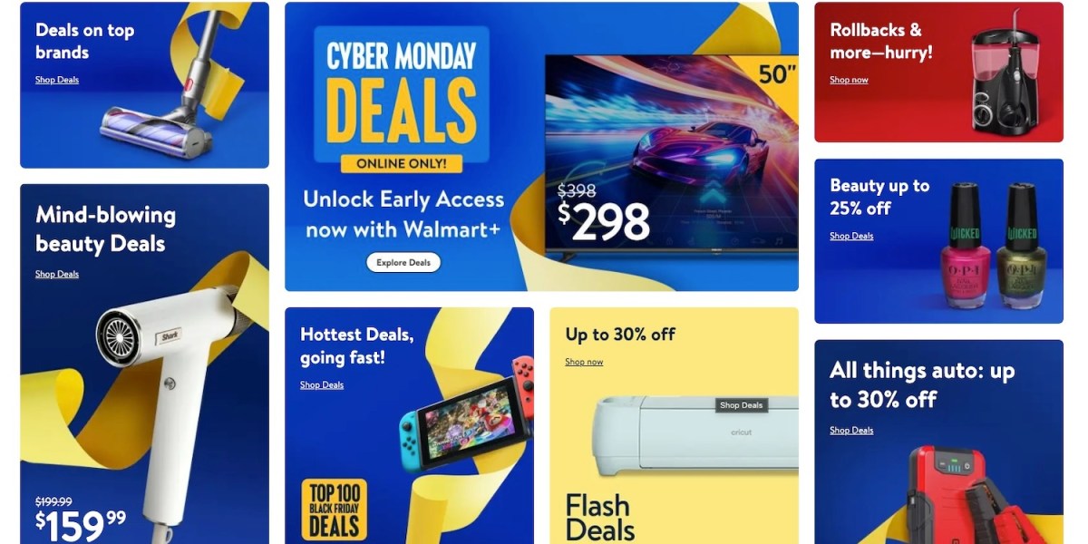 Walmart Cyber Monday sale