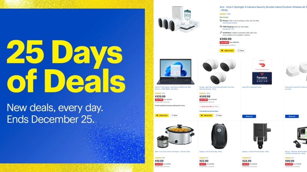 Image showing a render of Best Buy's Day 24 offers.