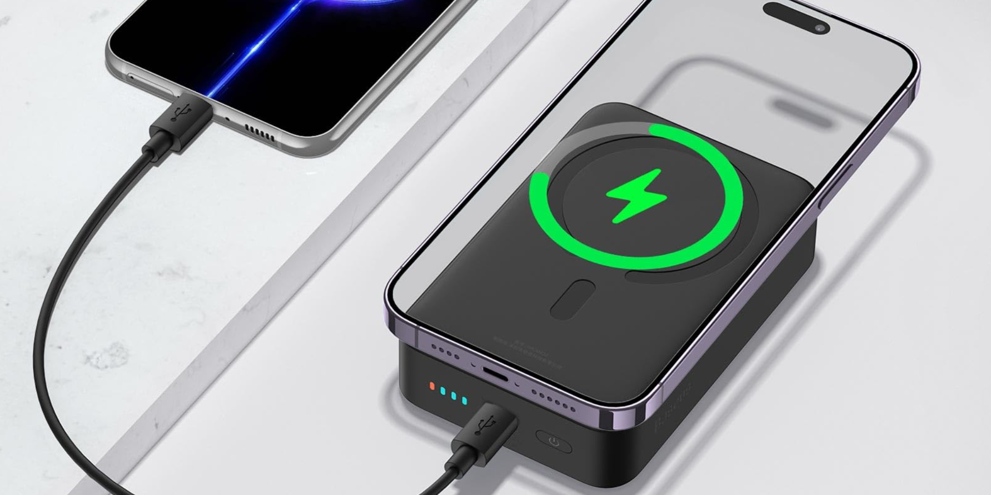 Keep your iPhone topped off for days with this 20K MagSafe power bank