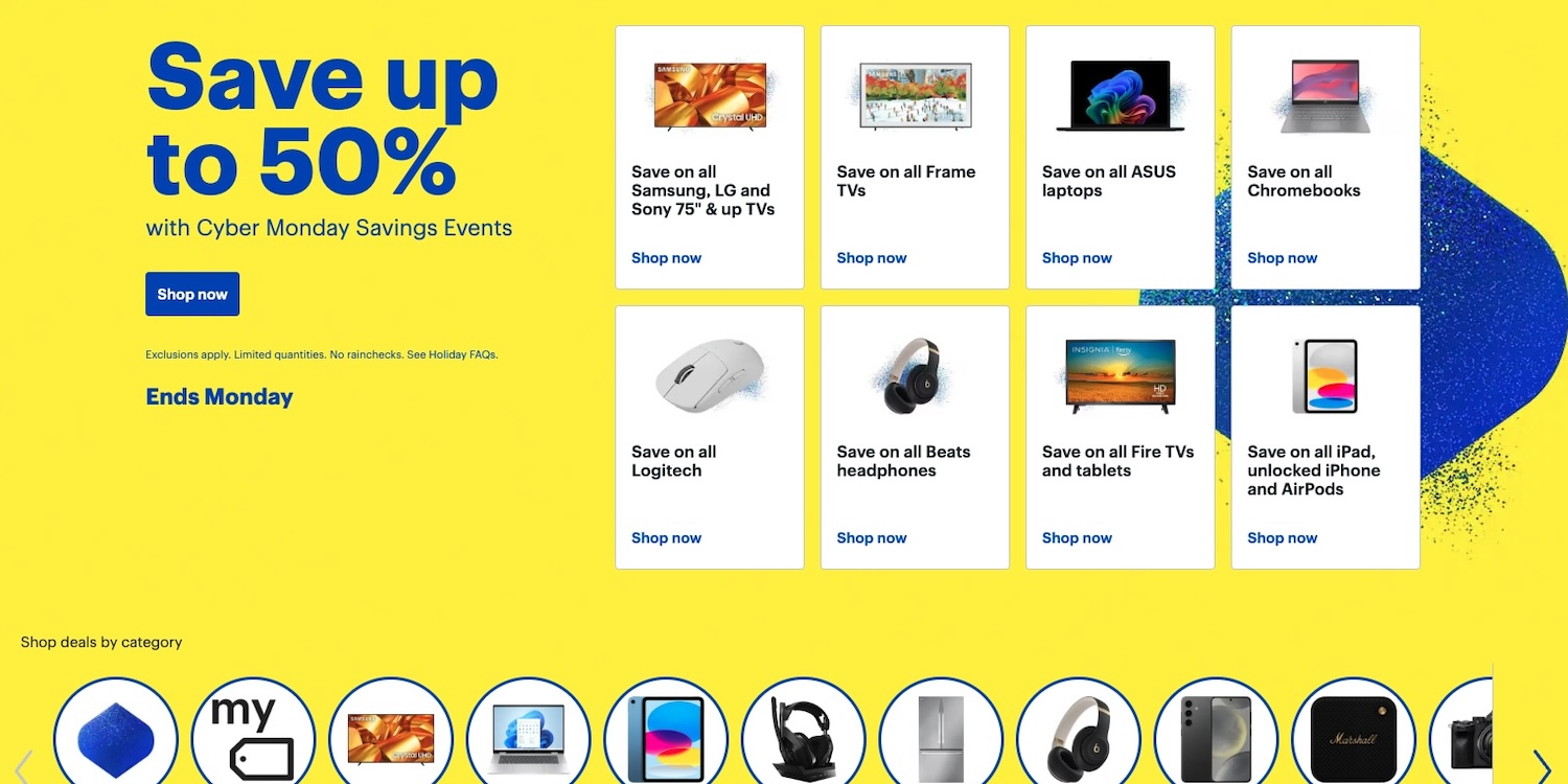 Best Buy Black Friday main sale event now live