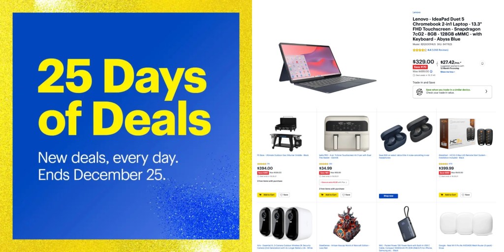 Best Buy 25 Days of Deals-chromebook-gifts