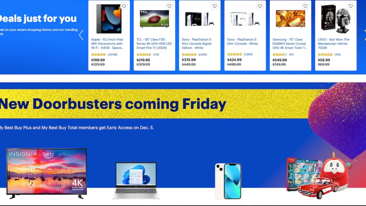 Best Buy Doorbusters roll on for holiday 2024