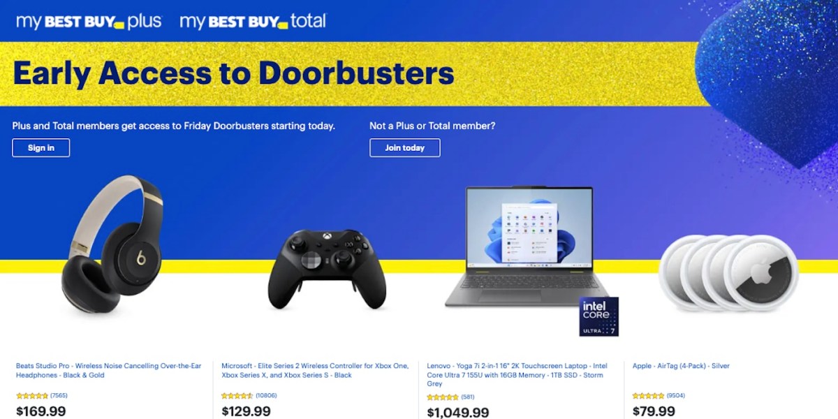 Best Buy holiday Doorbusters now live in early access