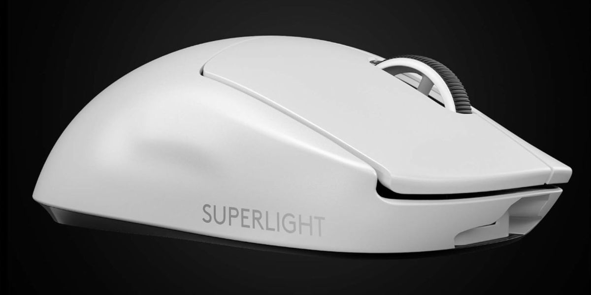 Image showing a render of Logitech's G PRO X Superlight wireless gaming mouse.