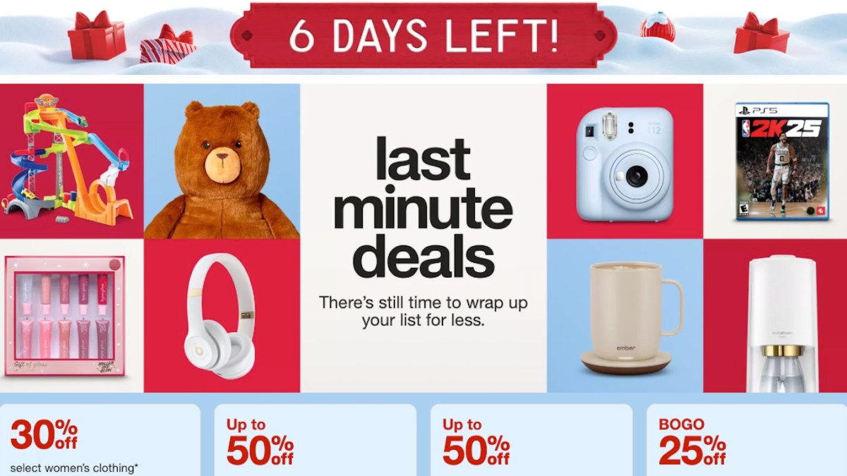 Target Last Minute deals sale