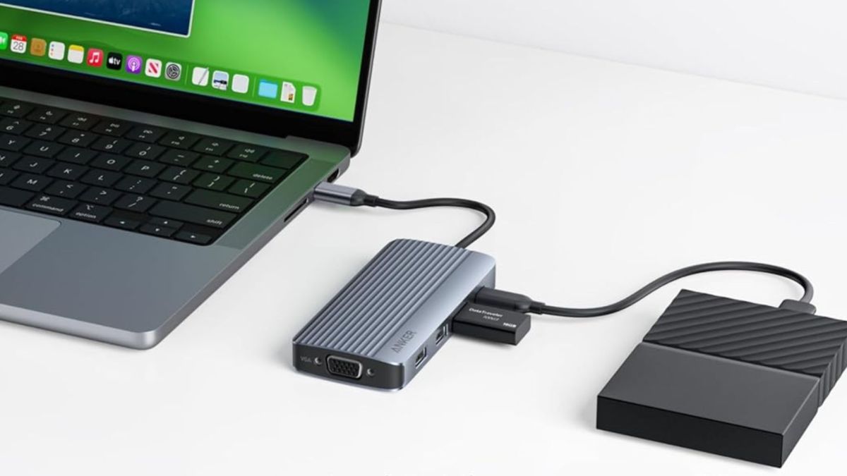 Image showing Anker's 8-in-1 USB-C hub.