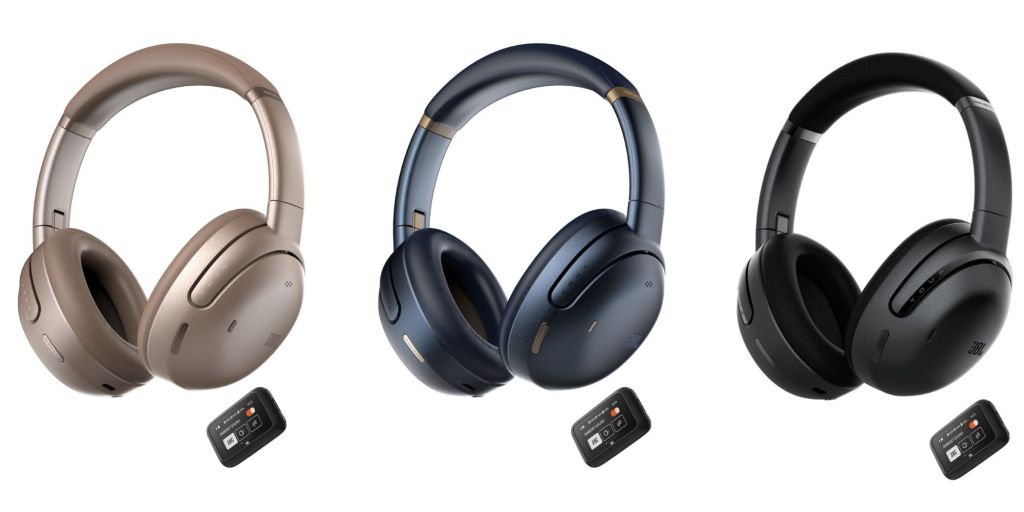 Image showing renders of JBL Tour One M3 headphones.