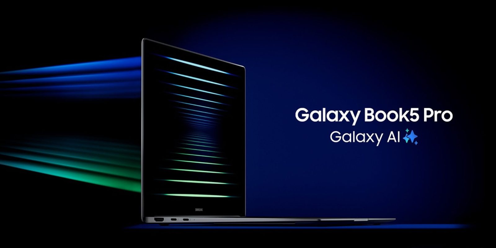 Image showing a render of Samsung's Galaxy Book 5 Pro.
