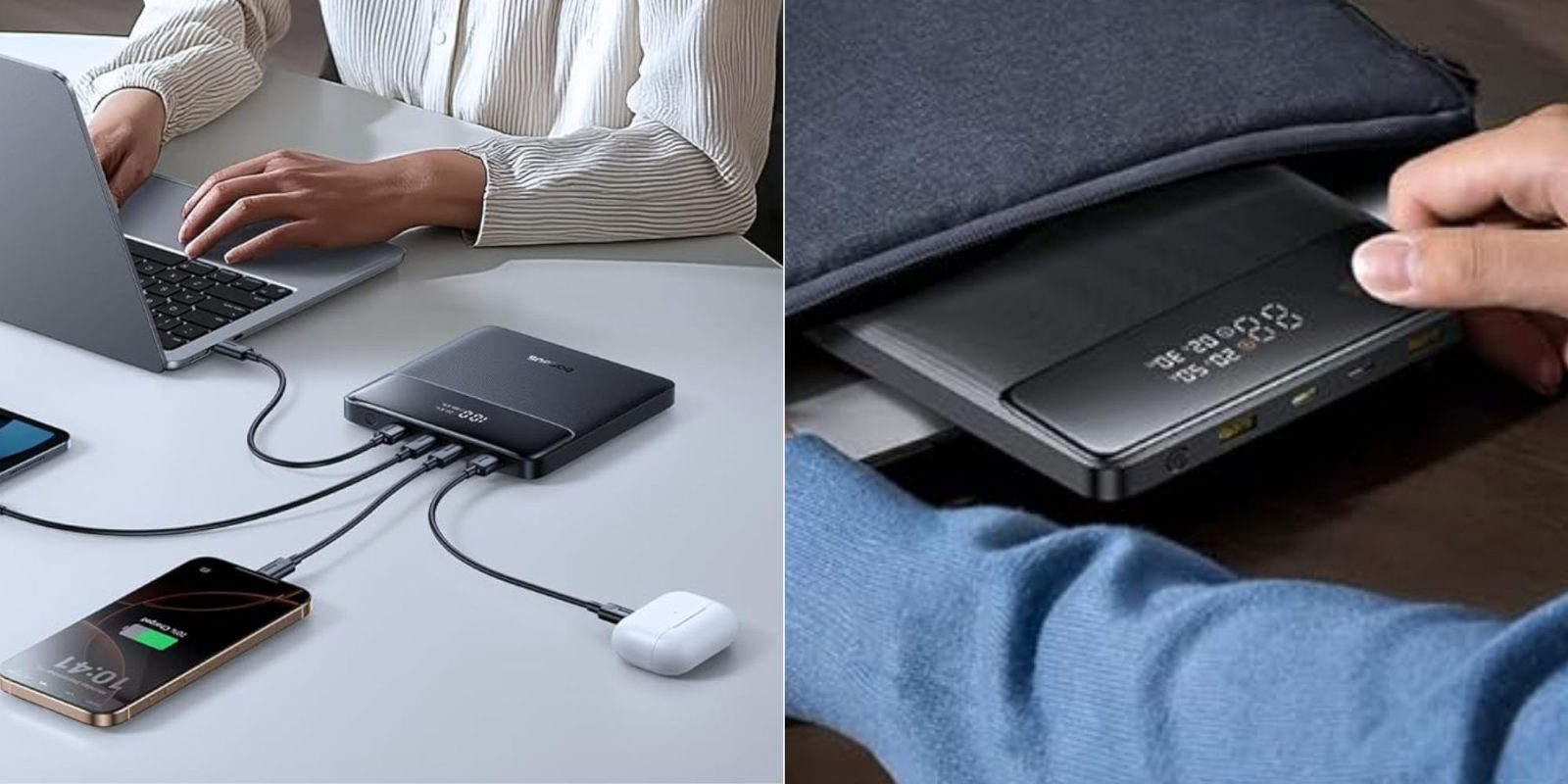 Image showing renders of Baseus' Blade 100W 20,000mAh power bank.