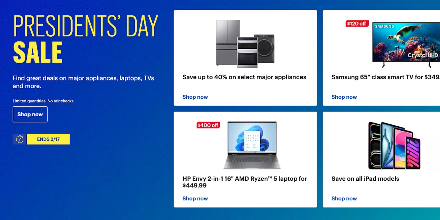 Best Buy 2025 Presidents’ Day sale now live