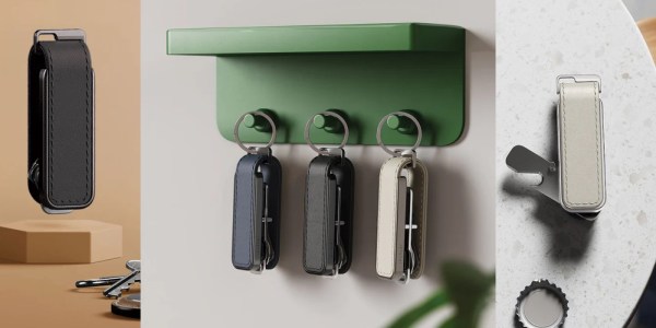 Journey Leather Find My key organizer tool