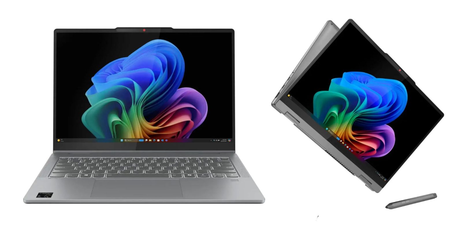 Image showing renders of Lenovo's IdeaPad 5x Copilot+ PC.