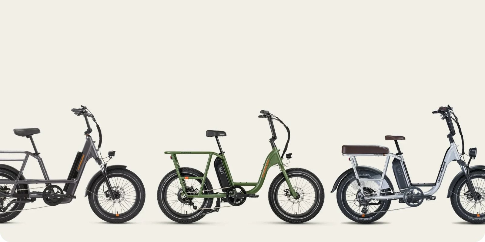 A row of bicycles in a row