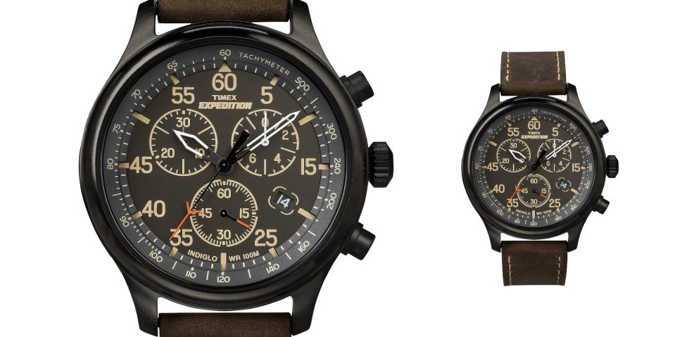 A close up of a watch