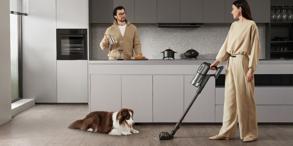 A man and woman in a kitchen