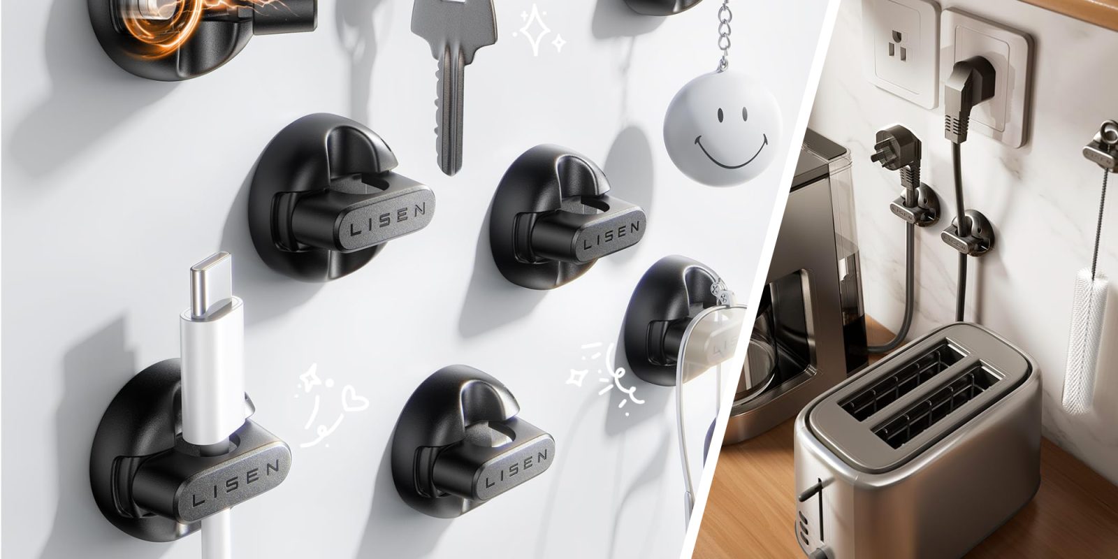 A collage of different types of keys