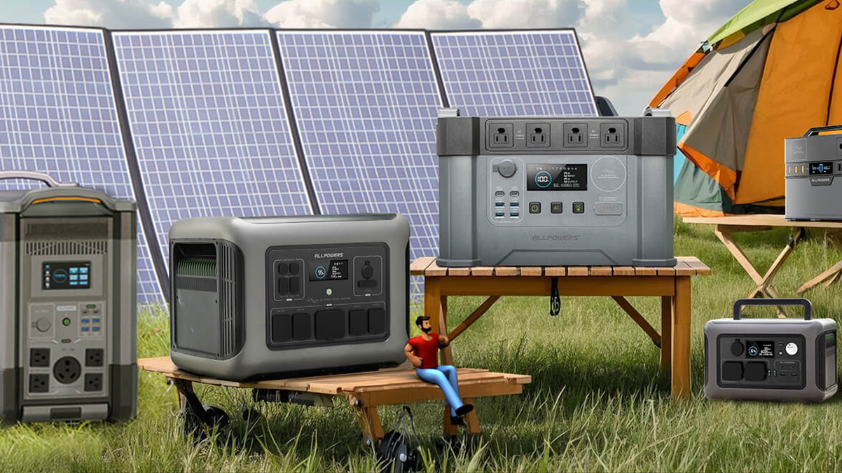 A solar panels and a machine