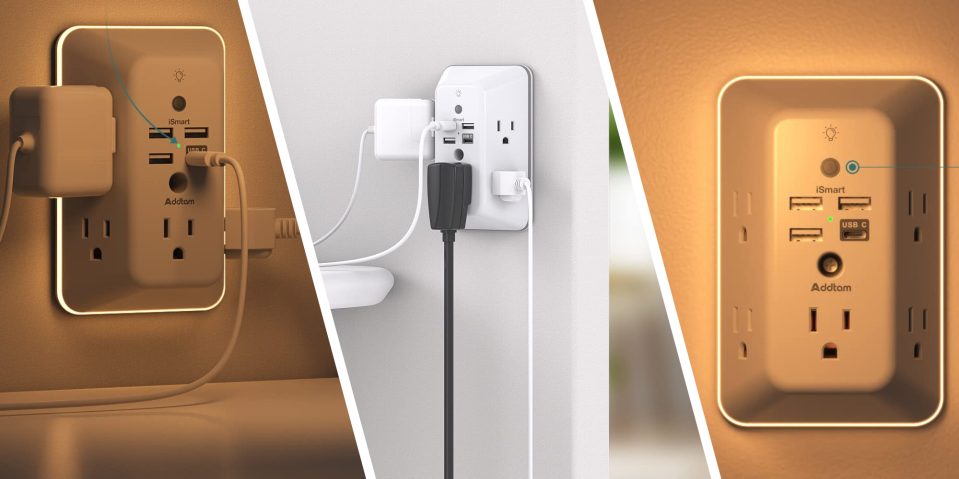 A collage of different plugs