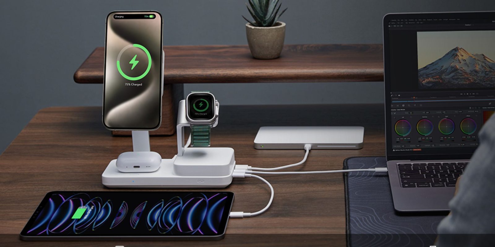 Image showing ESR's 6-in-1 GaN charging station.