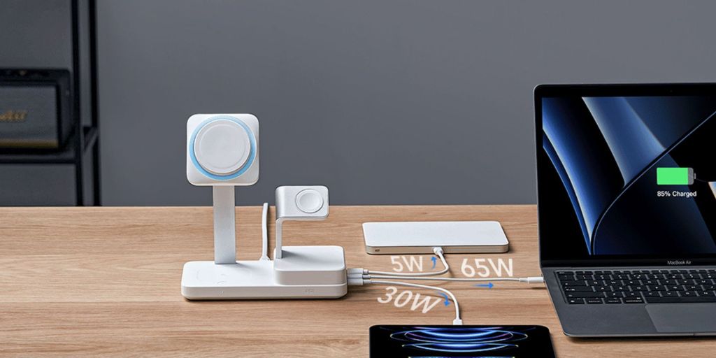 Image showing a render of ESR's wireless charging station.