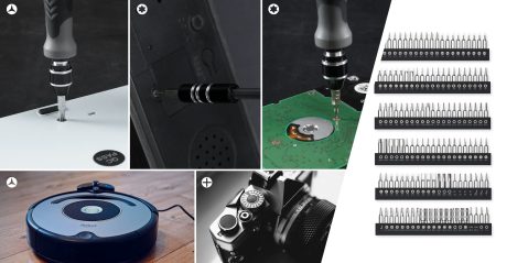 A collage of different electronics