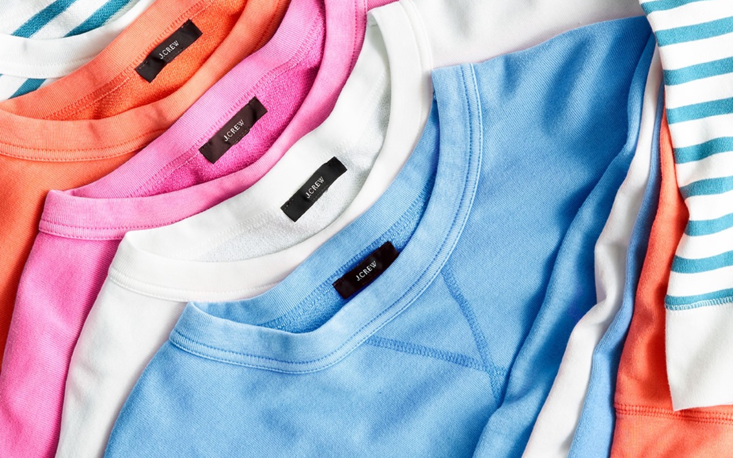 A group of colorful shirts