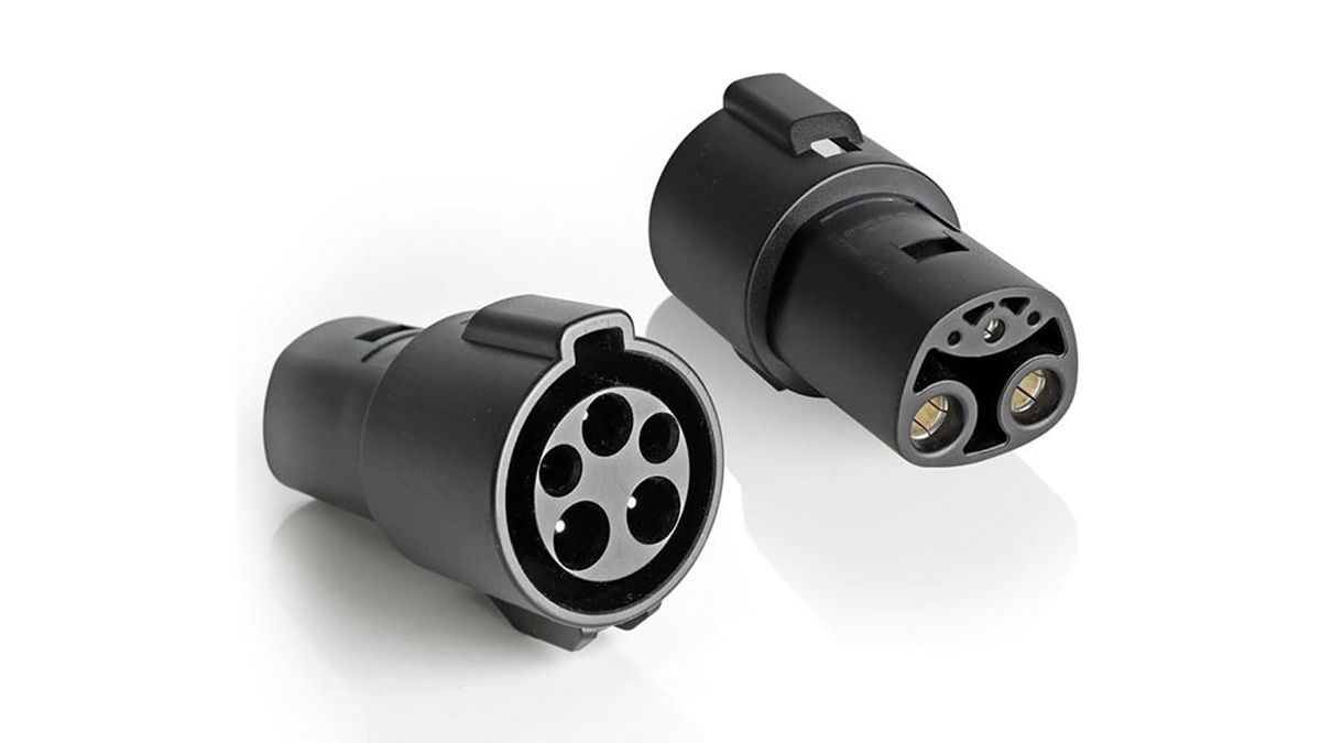 A close up of a plug