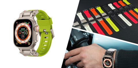 A close up of a watch